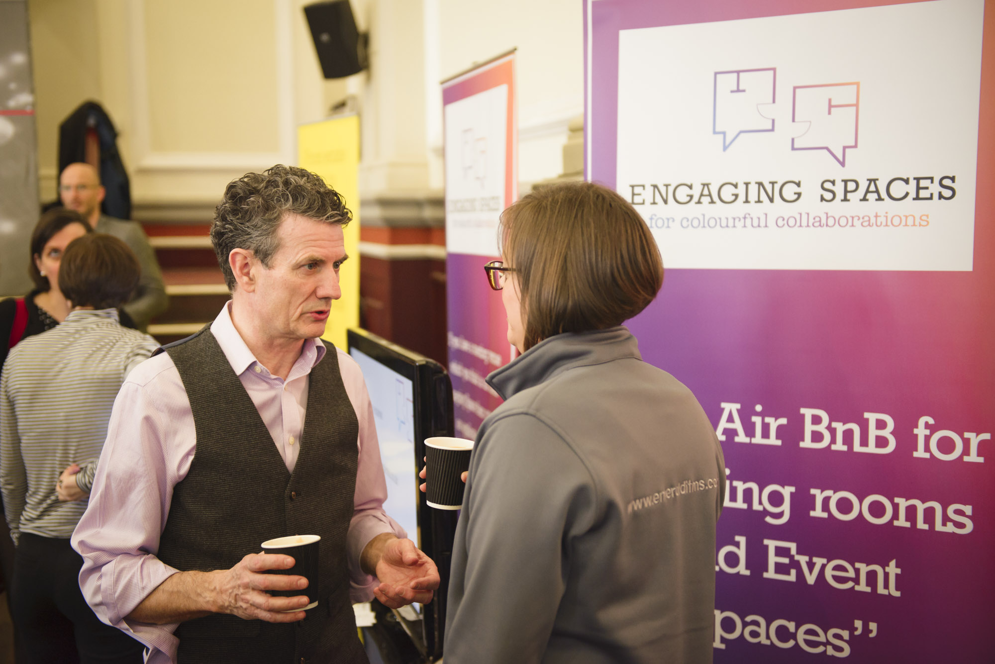 Engaging Spaces Website at the Leamington Business Show 2018